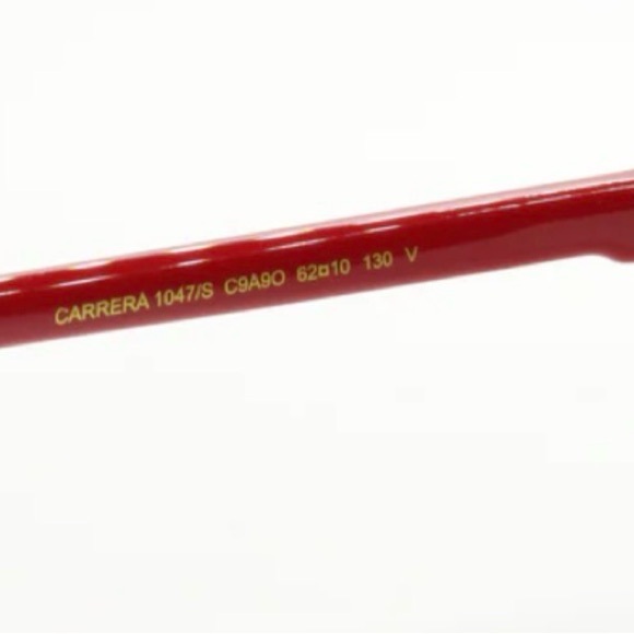 UNISEX CARRERA 1047/S C9A90 Red White Gradient Luxury Sunglasses - Picture 6 of 10